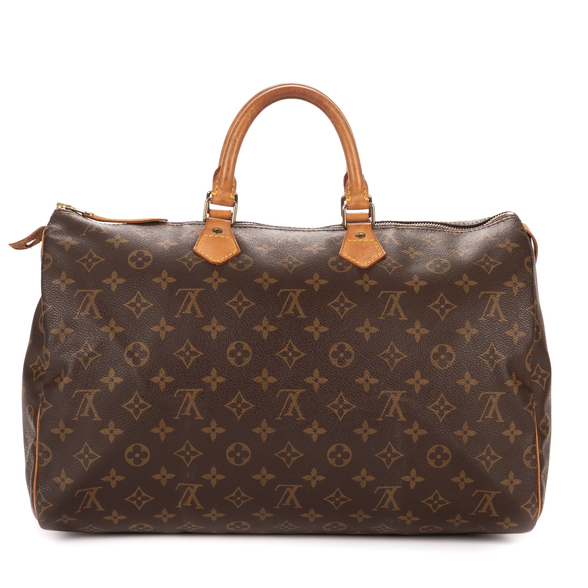 Handbag Speedy 35 Brown Monogram Canvas