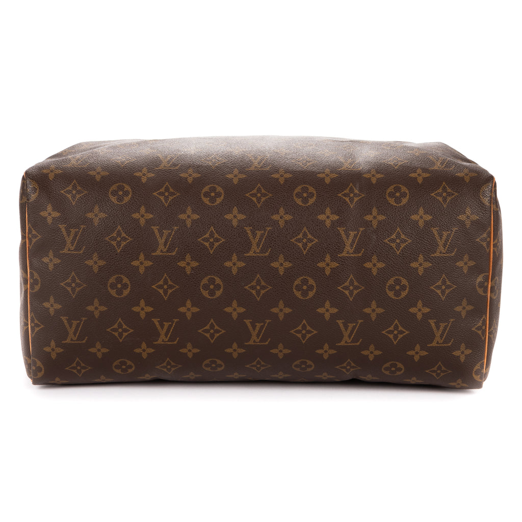 Handbag Speedy 35 Brown Monogram Canvas