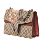 Bolso de hombro Blooms Dionysus Mediano Rosa Lona Revestida Supreme con Estampado Floral