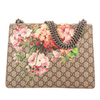 Bolso de hombro Blooms Dionysus Mediano Rosa Lona Revestida Supreme con Estampado Floral