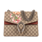 Shoulder Bag Blooms Dionysus Medium Pink Blooms Supreme Coated Canvas
