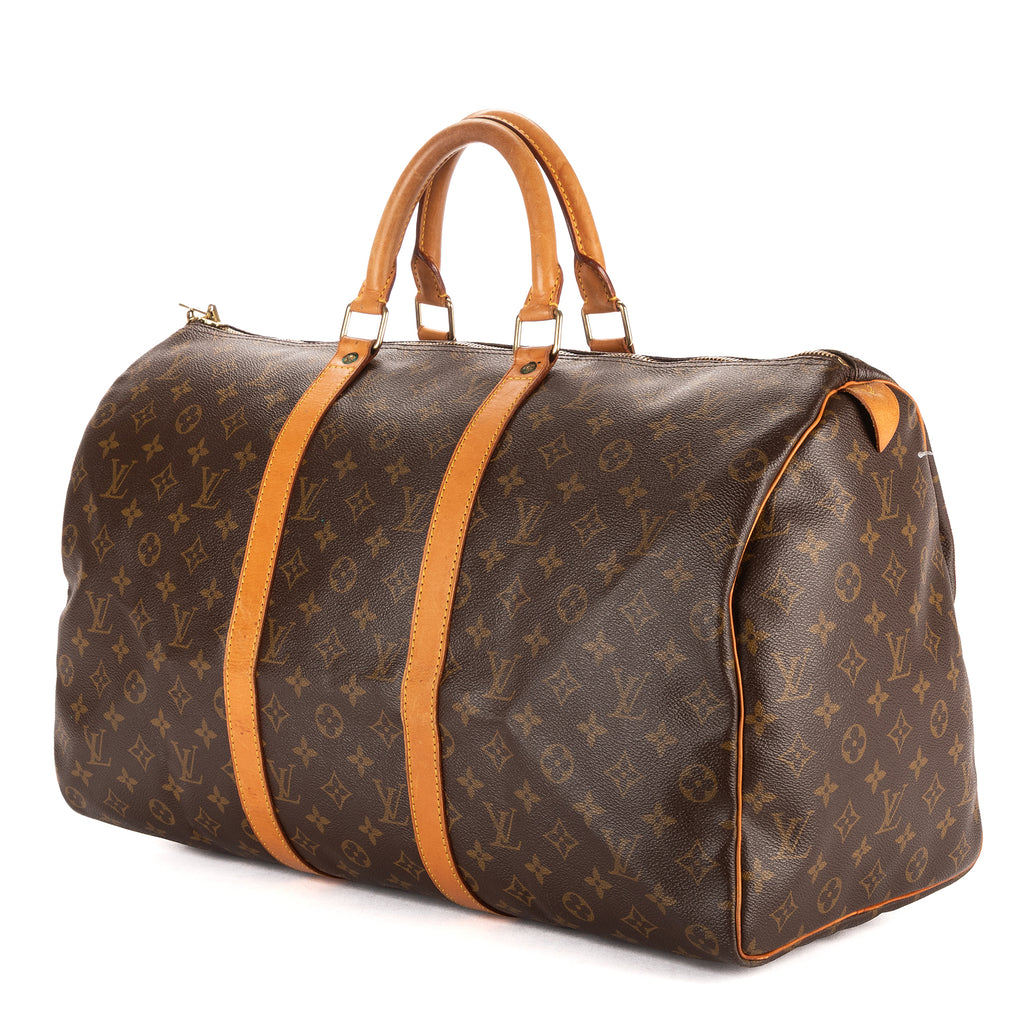 Bolsa de Viaje Keepall 50 Lona Monogram Marrón