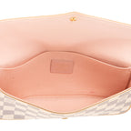 Handbag Pochette Félicie White Damier Azur