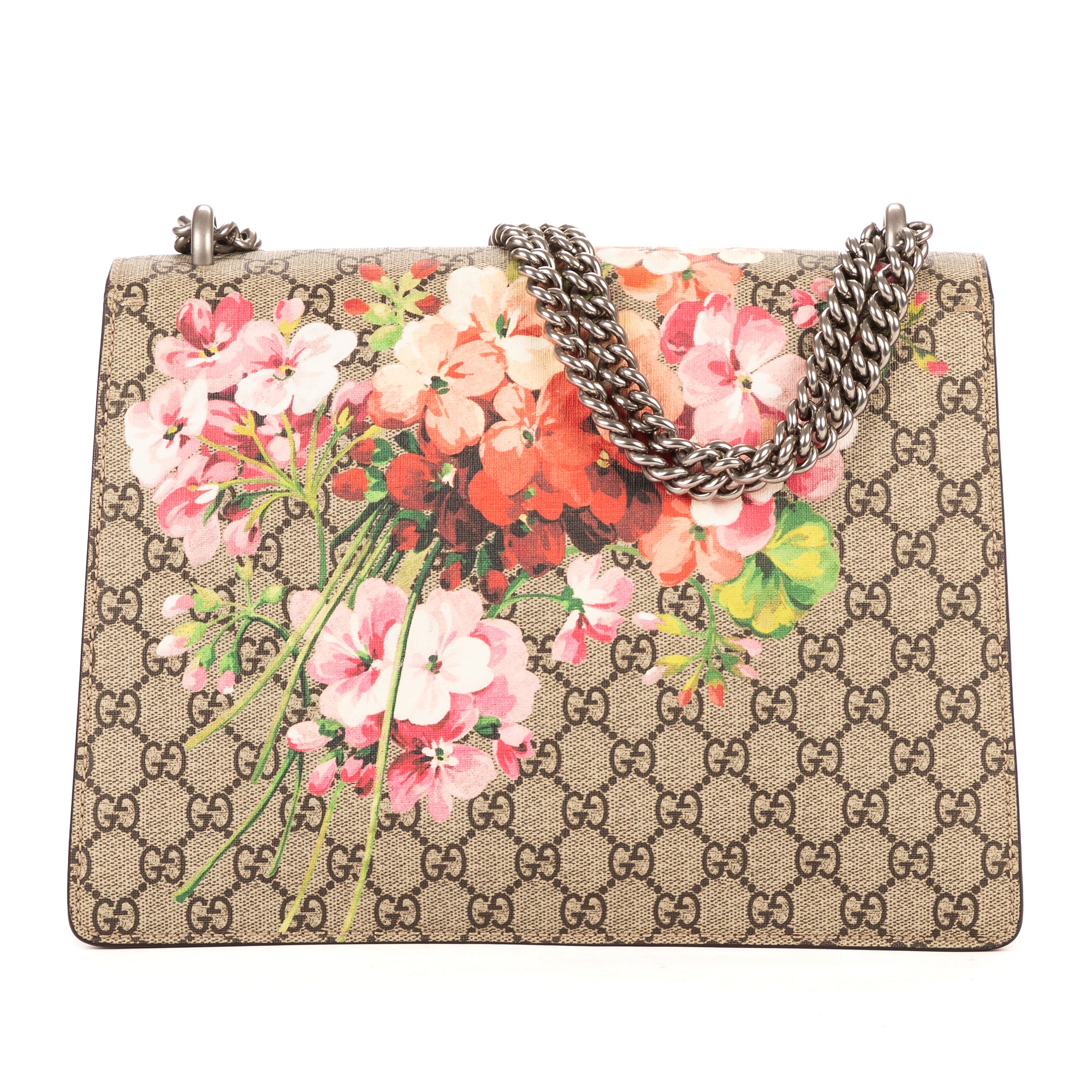 Bolso de Hombro Blooms Dionysus Mediano Lona Revestida Supreme Beige Blooms