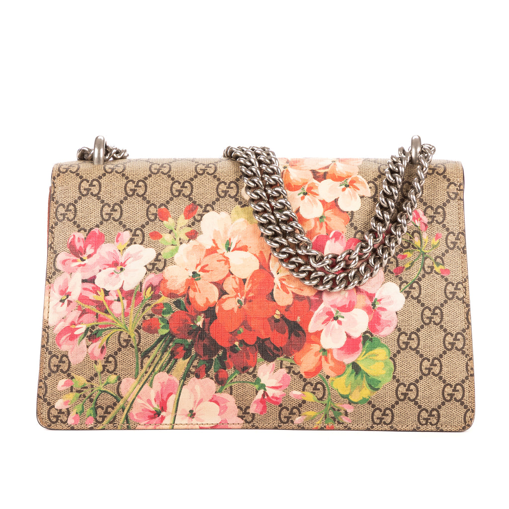 Bolso de Hombro Blooms Dionysus Pequeño Lona Revestida Supreme Beige Blooms