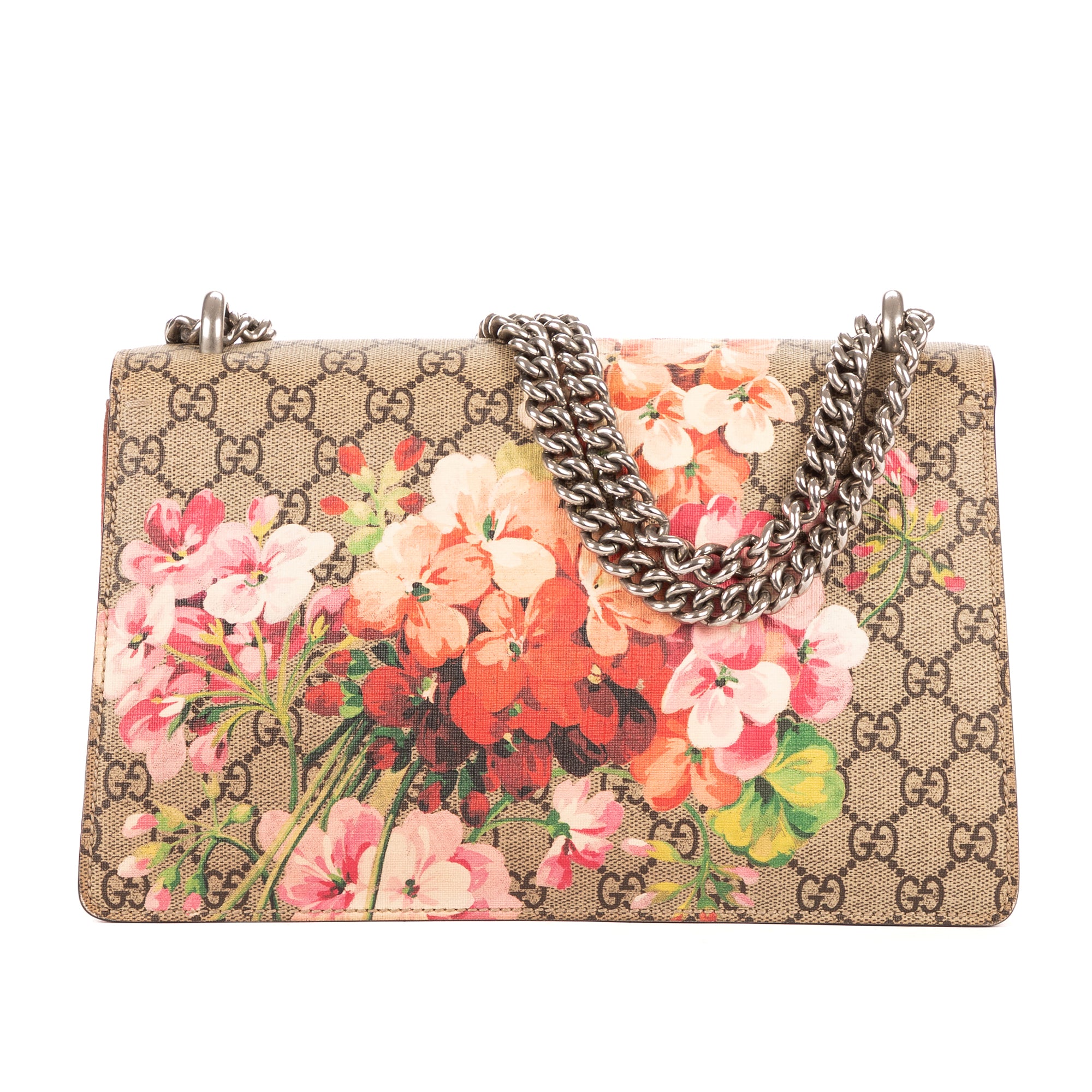 Bolso de Hombro Blooms Dionysus Pequeño Lona Revestida Supreme Beige Blooms