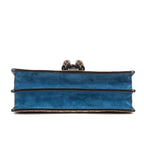 Shoulder Bag Blooms Dionysus Medium Blue Blooms Supreme Coated Canvas