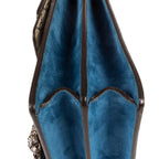 Shoulder Bag Blooms Dionysus Medium Blue Blooms Supreme Coated Canvas