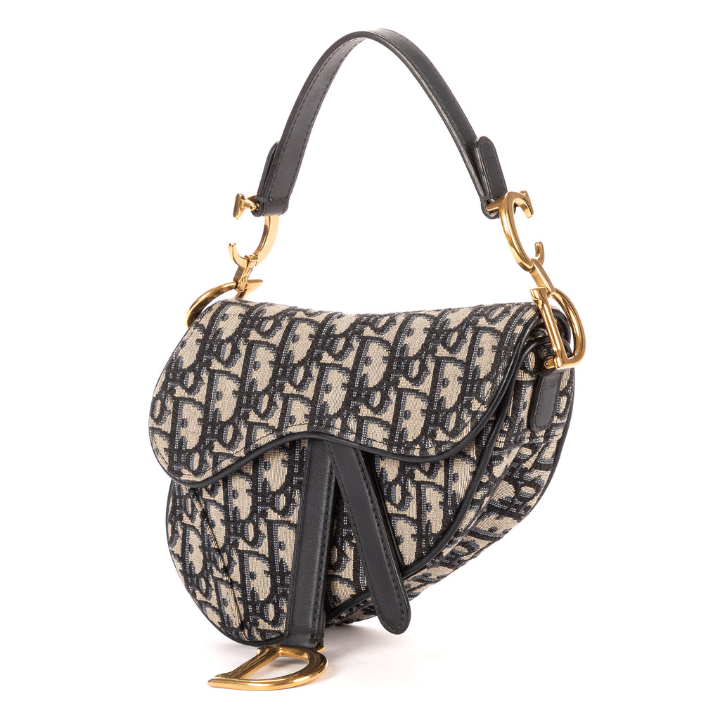 Dior - Saddle Oblique - Marine