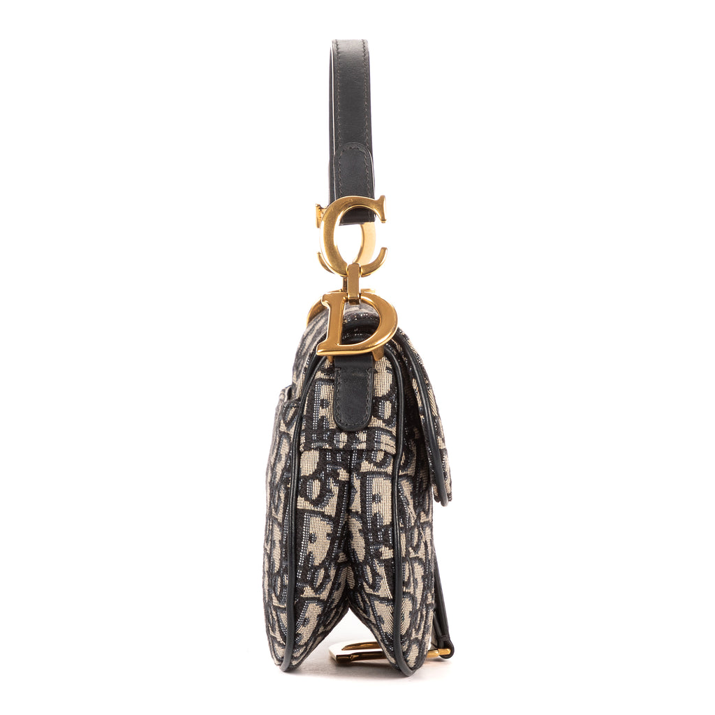 Dior - Saddle Oblique - Marine