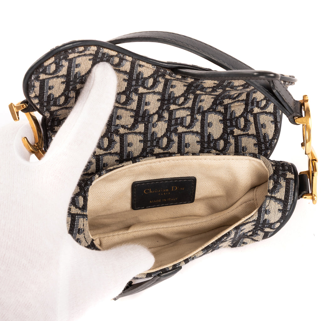 Dior - Saddle Oblique - Marine