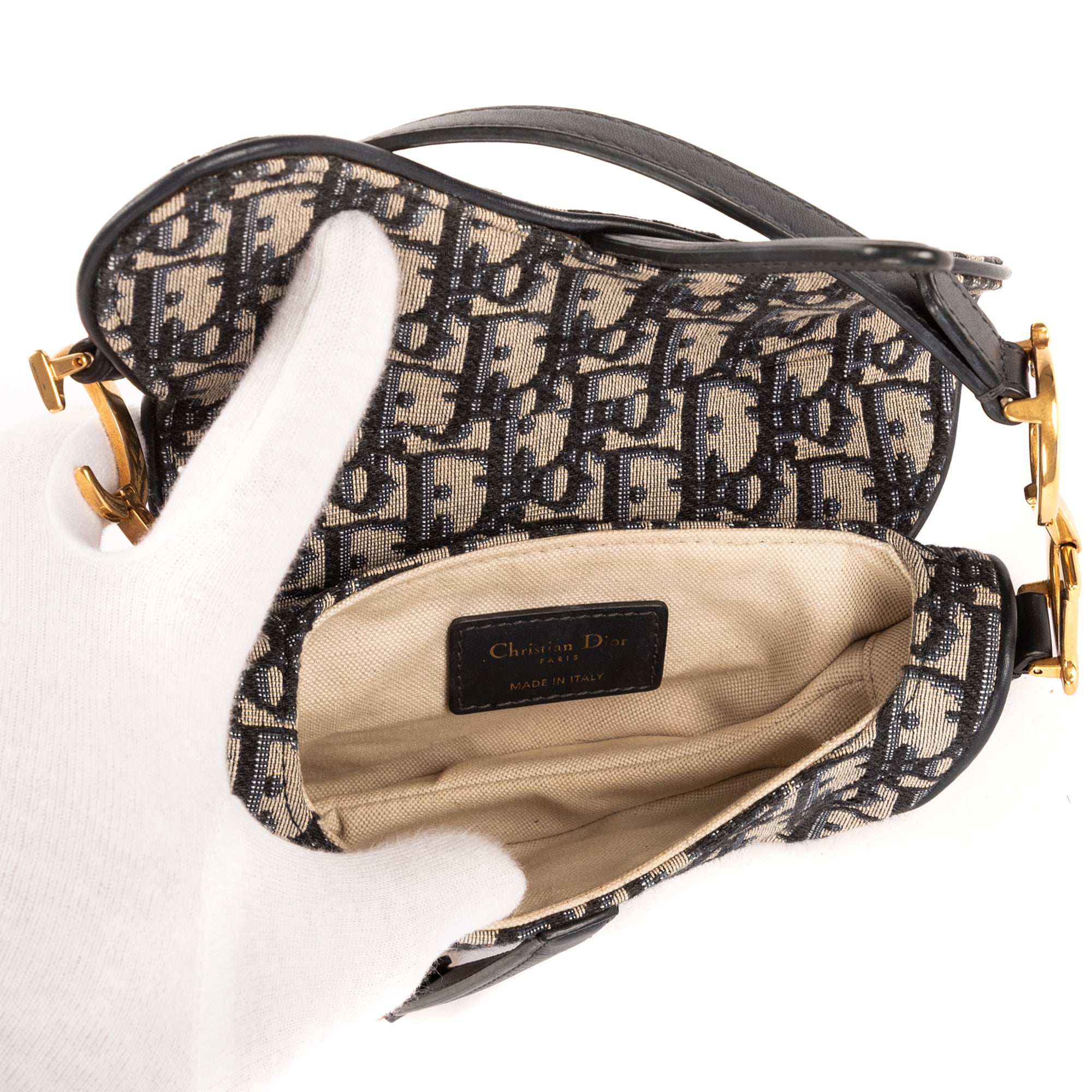 Dior - Saddle Oblique - Marine