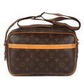 Shoulder Bag Reporter PM Brown Monogram Canvas