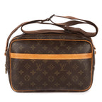 Shoulder Bag Reporter PM Brown Monogram Canvas