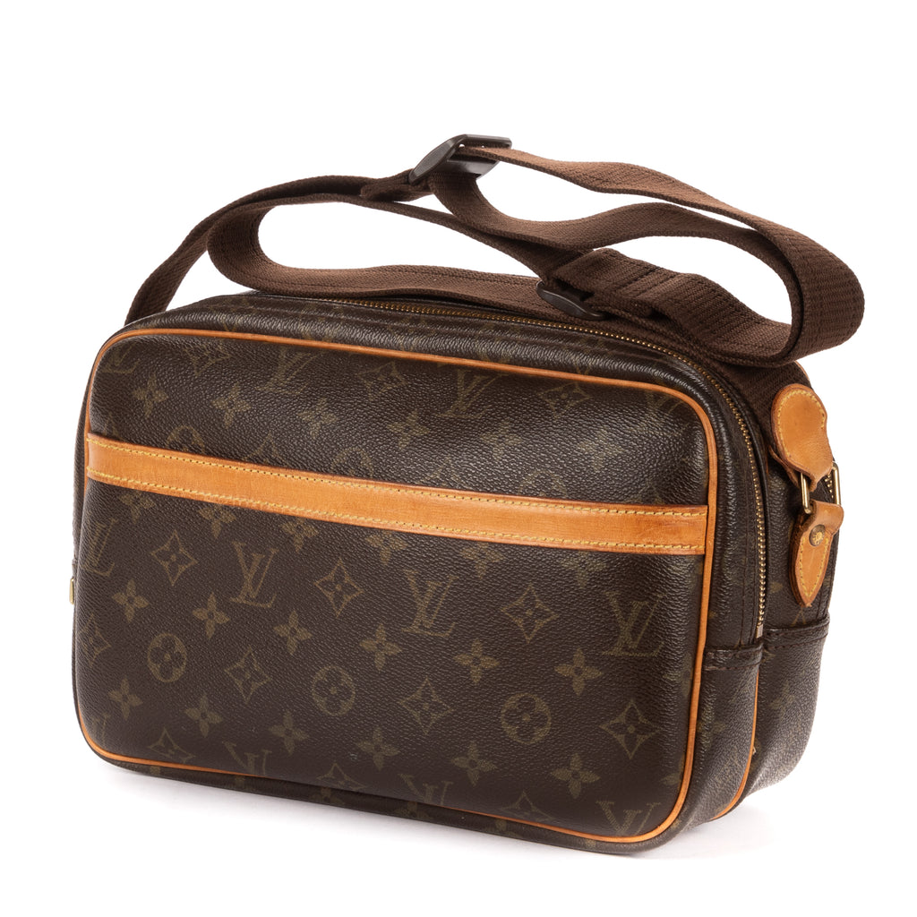 Shoulder Bag Reporter PM Brown Monogram Canvas