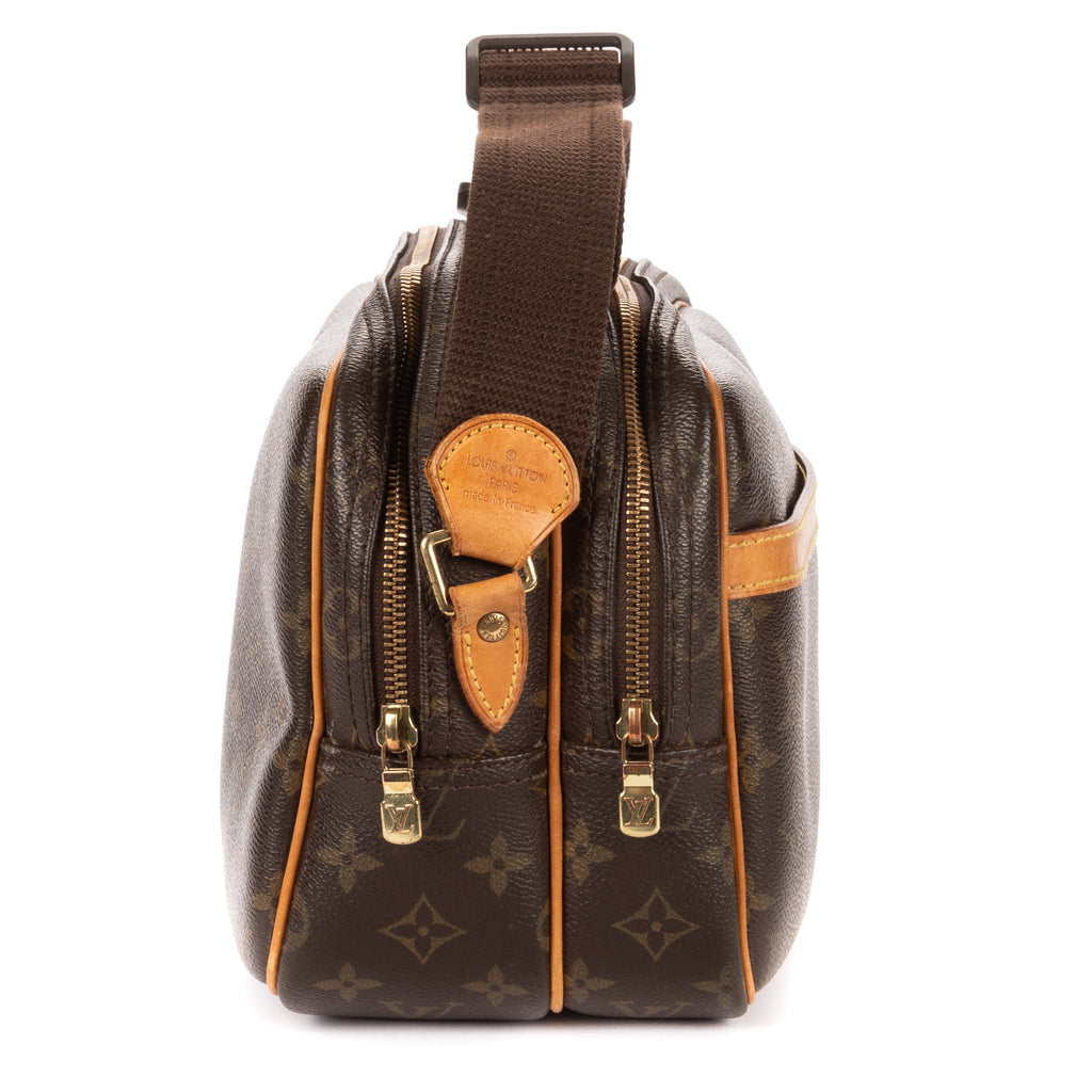 Shoulder Bag Reporter PM Brown Monogram Canvas