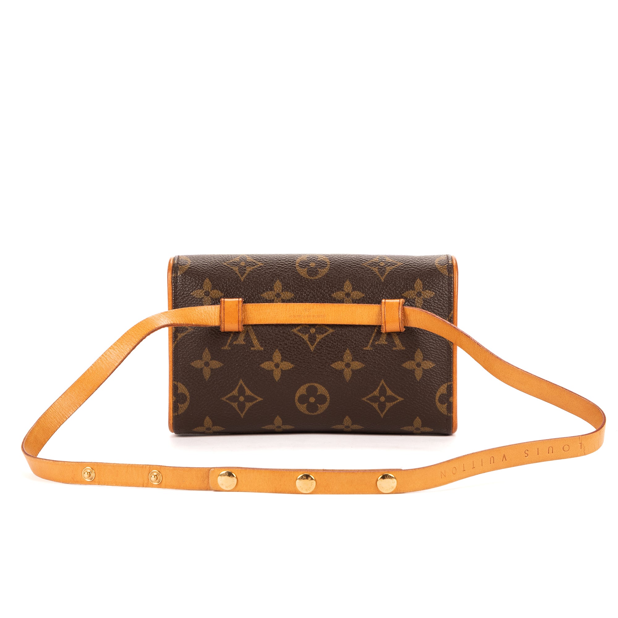 Riñonera Lona Monogram Marrón Florentino