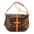 Crossbody Saumur PM Brown Monogram Canvas