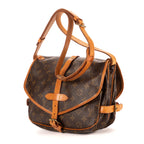 Crossbody Saumur PM Brown Monogram Canvas