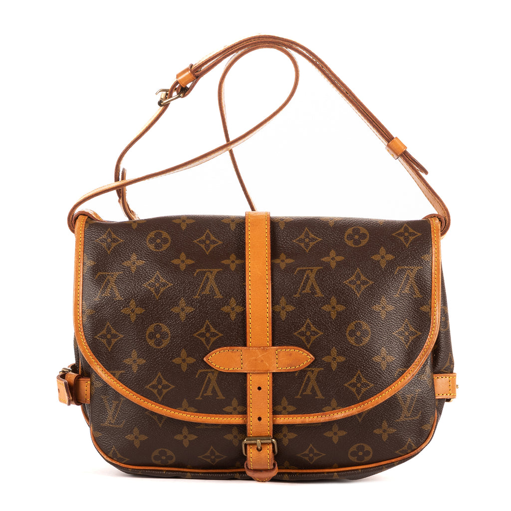 Crossbody Saumur PM Brown Monogram Canvas