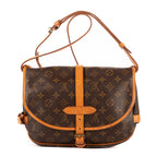 Crossbody Saumur PM Brown Monogram Canvas
