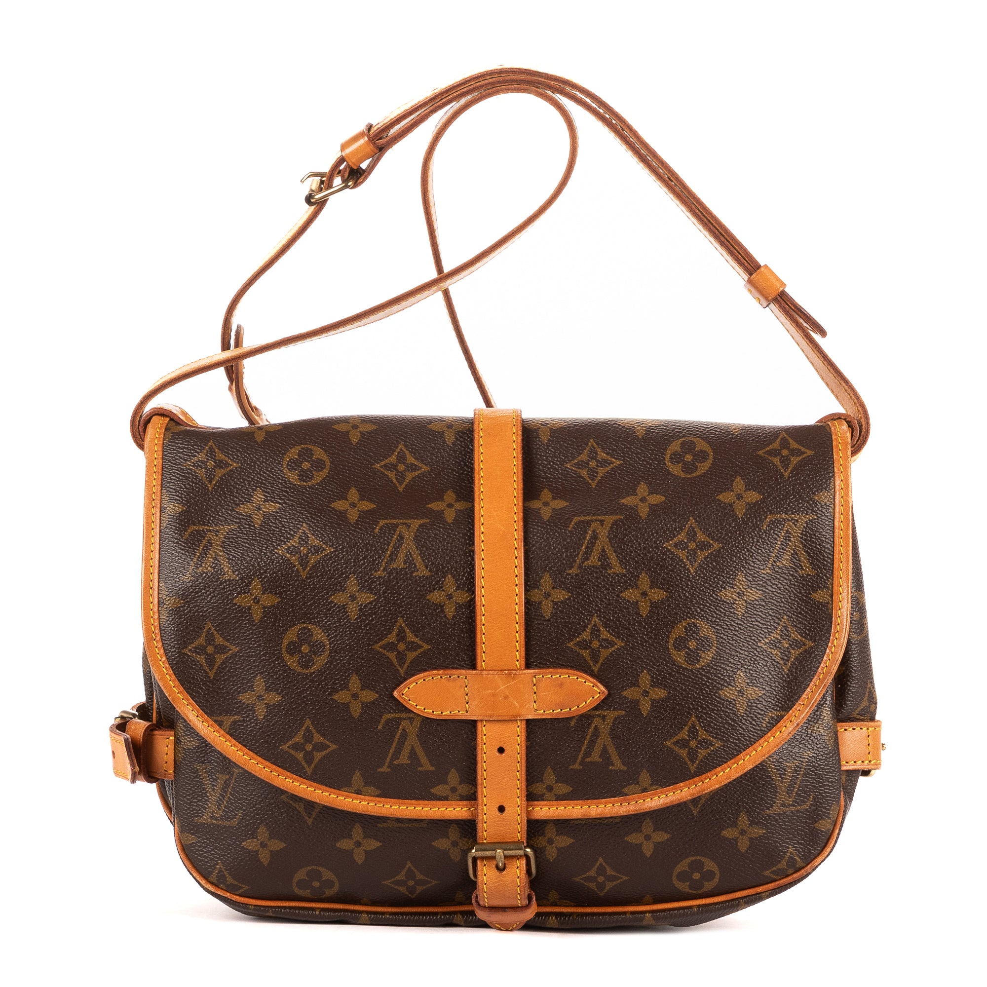 Crossbody Saumur PM Brown Monogram Canvas