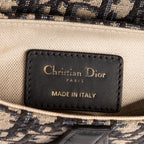Bolso de mano Oblique Saddle Mini lona Oblique Diorissimo