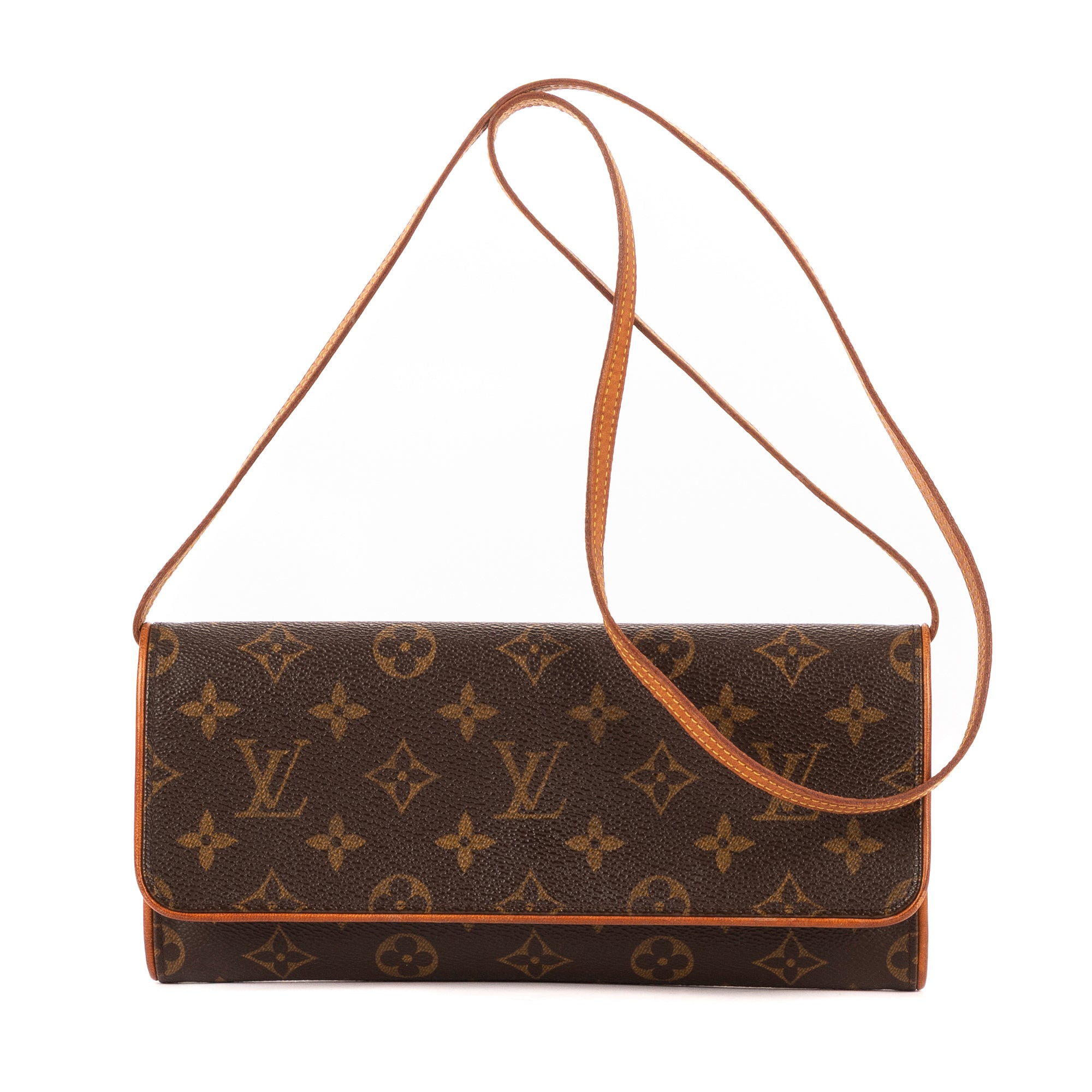 Shoulder Bag Twin GM Brown Monogram Canvas