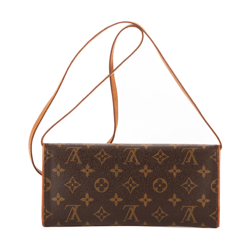 Bandolera Twin GM Lona Monogram Marrón