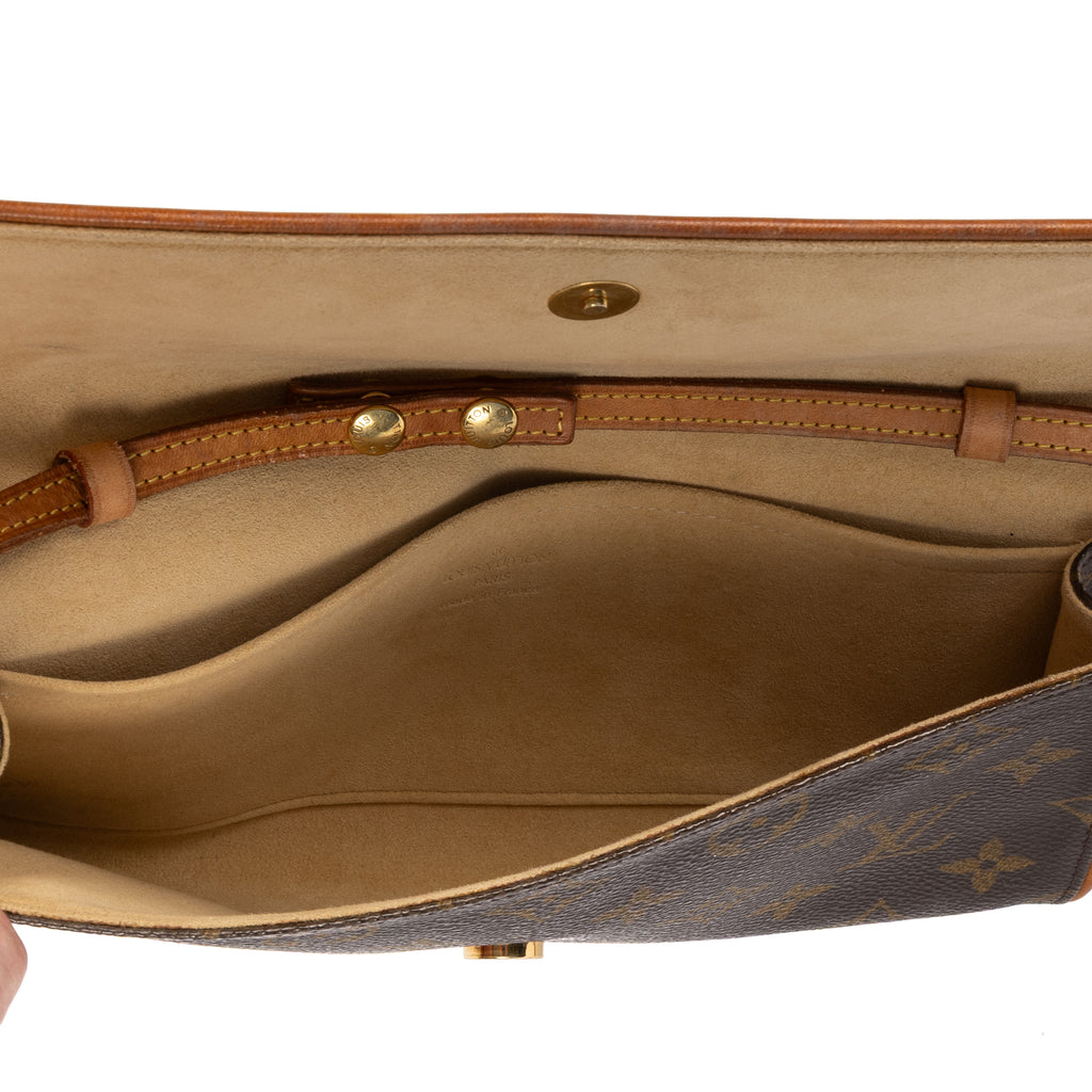 Shoulder Bag Twin GM Brown Monogram Canvas