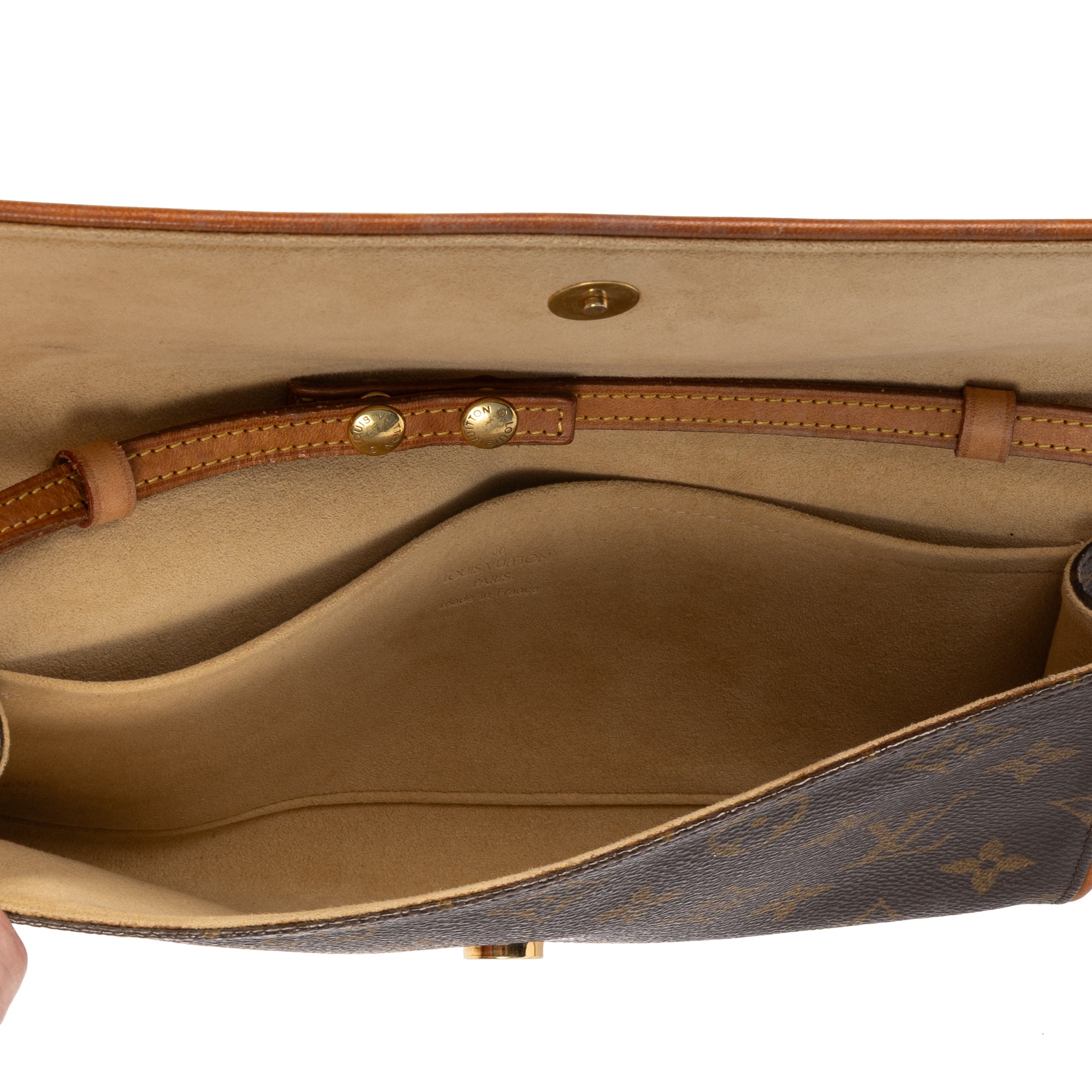 Shoulder Bag Twin GM Brown Monogram Canvas