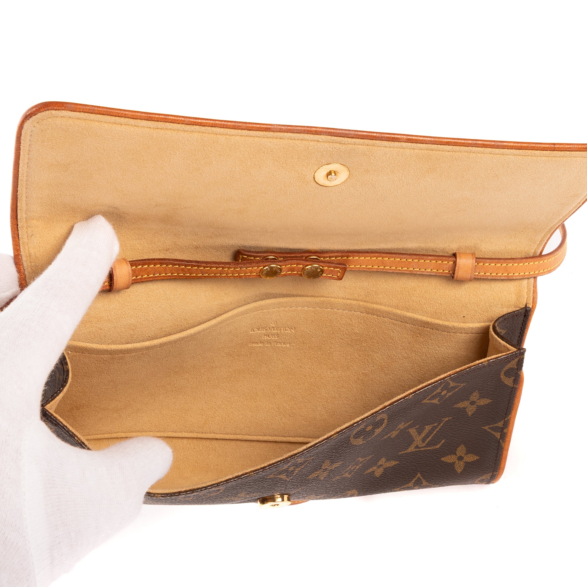 Bandolera Twin GM Lona Monogram Marrón