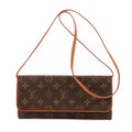 Shoulder Bag Twin GM Brown Monogram Canvas