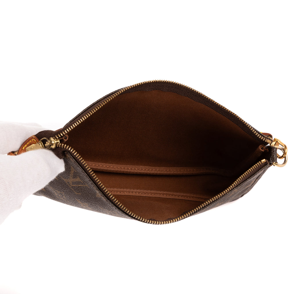 Bolsa accesoria Riñonera de lona Monogram marrón