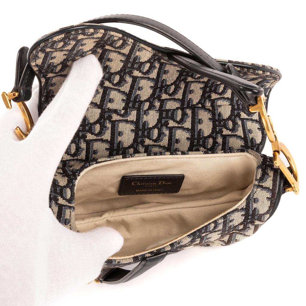 Dior - Saddle Oblique - Marine