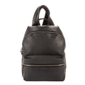 Mochila Discovery de piel Taiga negra