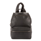 Mochila Discovery de piel Taiga negra