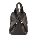 Mochila Discovery de piel Taiga negra