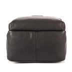 Mochila Discovery de piel Taiga negra