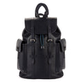 Mochila Christopher PM de piel Epi azul marino