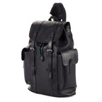 Mochila Christopher PM de piel Epi azul marino
