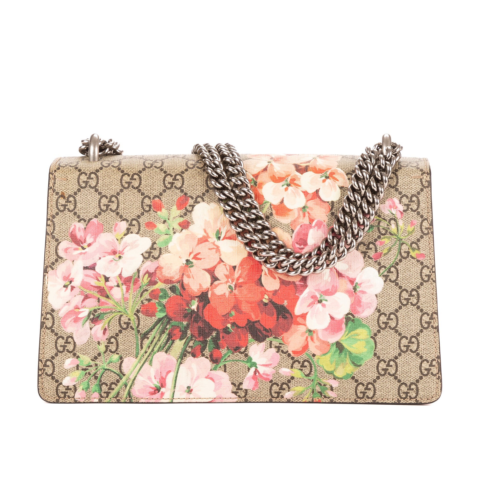 Bolso de Hombro Blooms Dionysus Pequeño Lona Revestida Supreme Beige Blooms