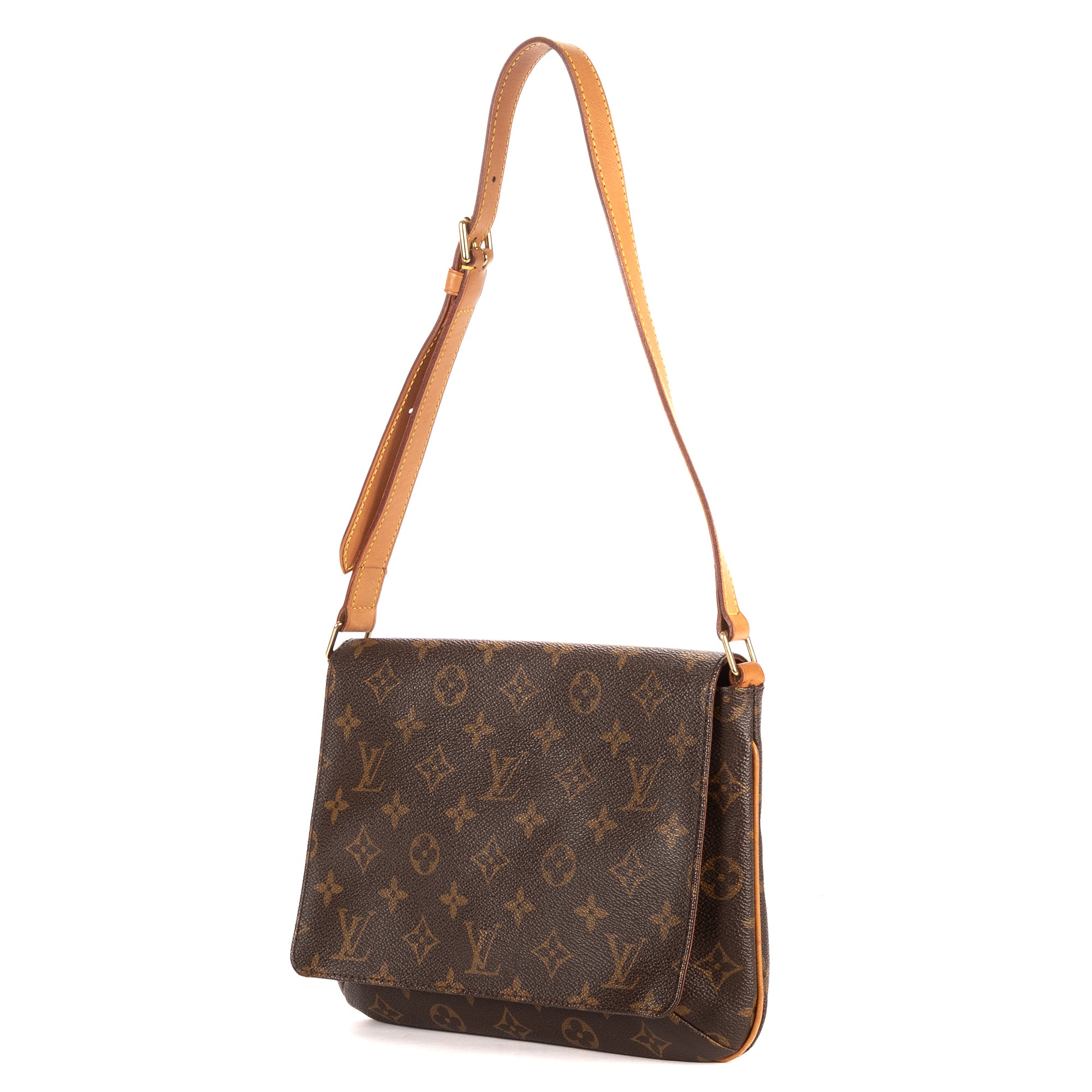 Bandolera Musette Tango Lona Monogram Marrón