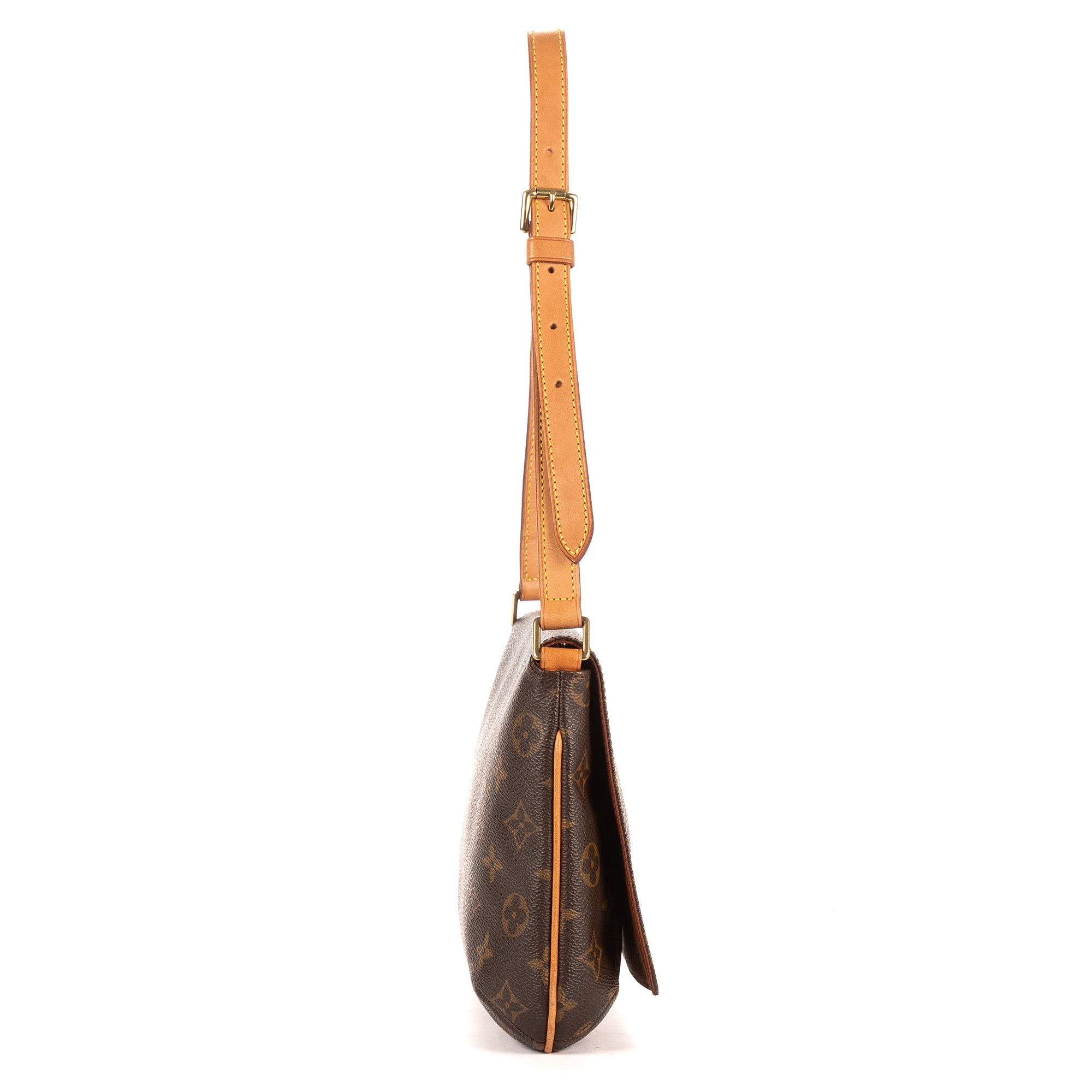 Bandolera Musette Tango Lona Monogram Marrón