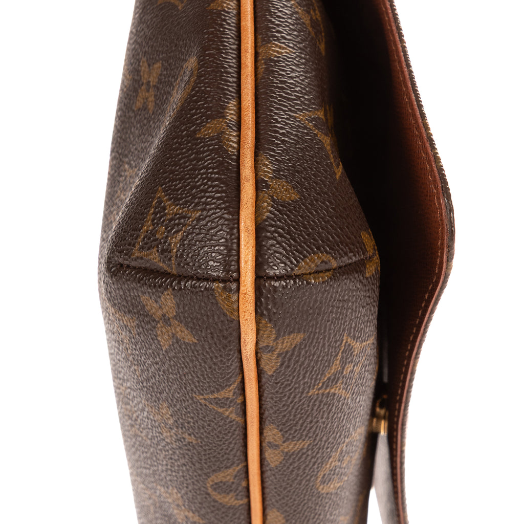 Bandolera Musette Tango Lona Monogram Marrón