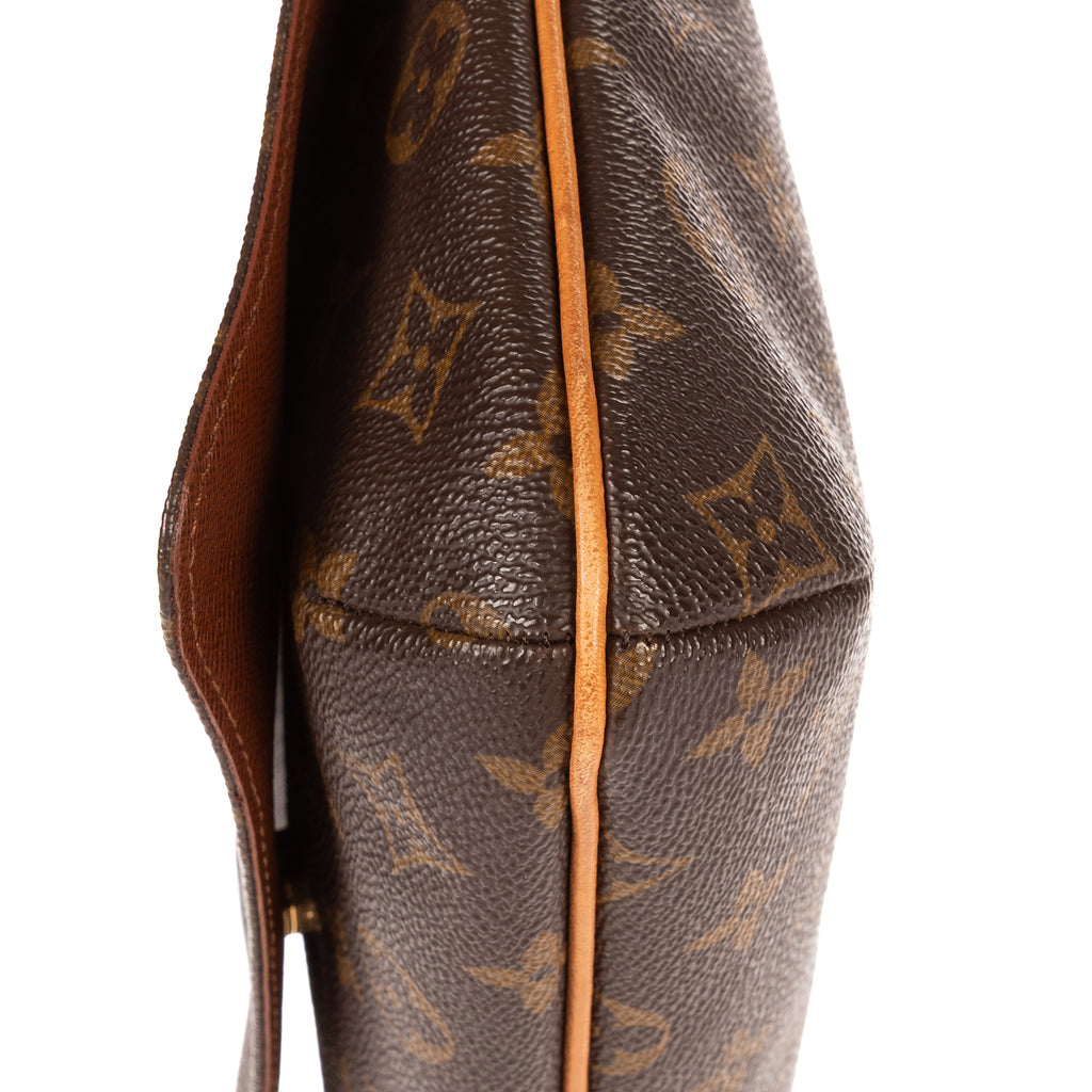 Bandolera Musette Tango Lona Monogram Marrón