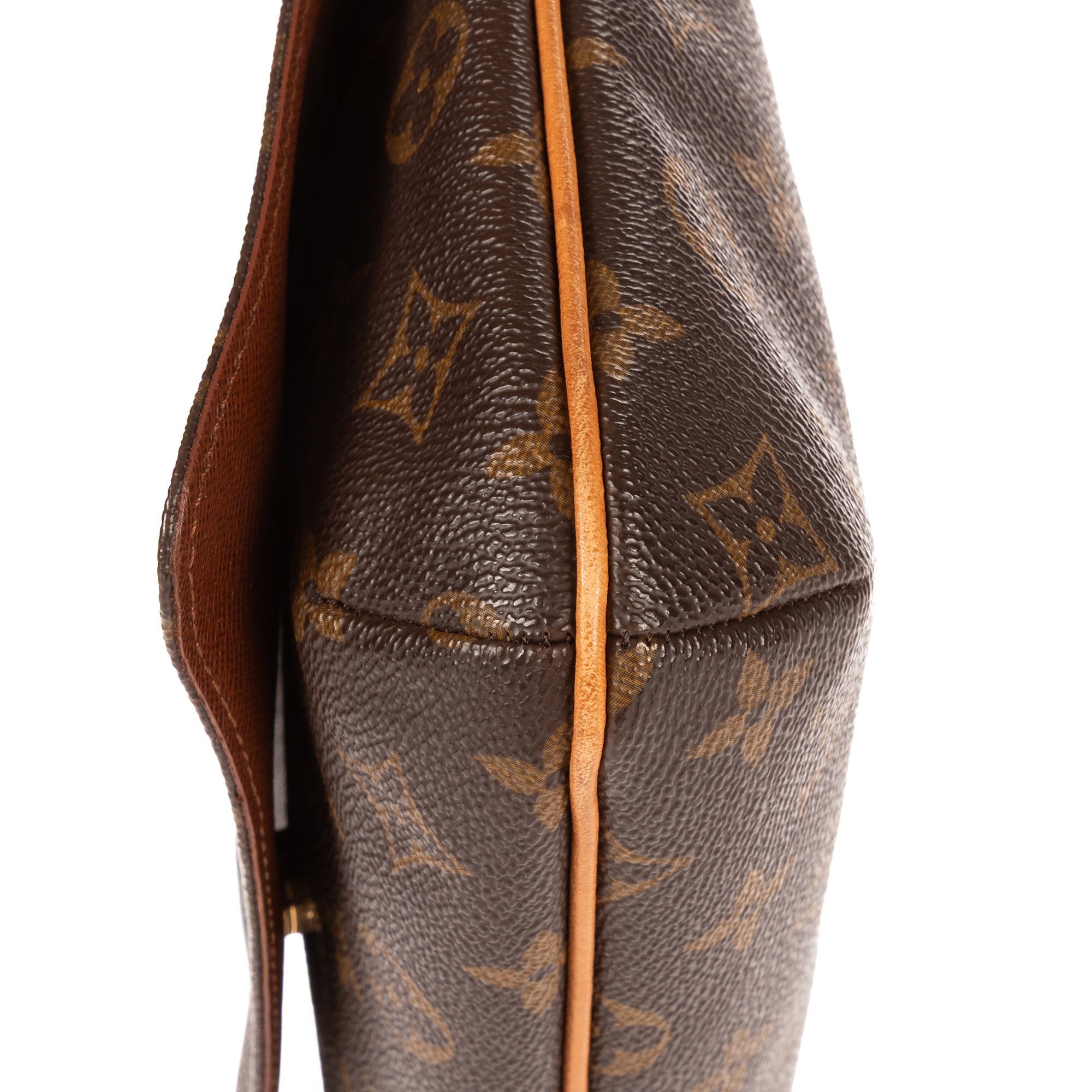 Bandolera Musette Tango Lona Monogram Marrón
