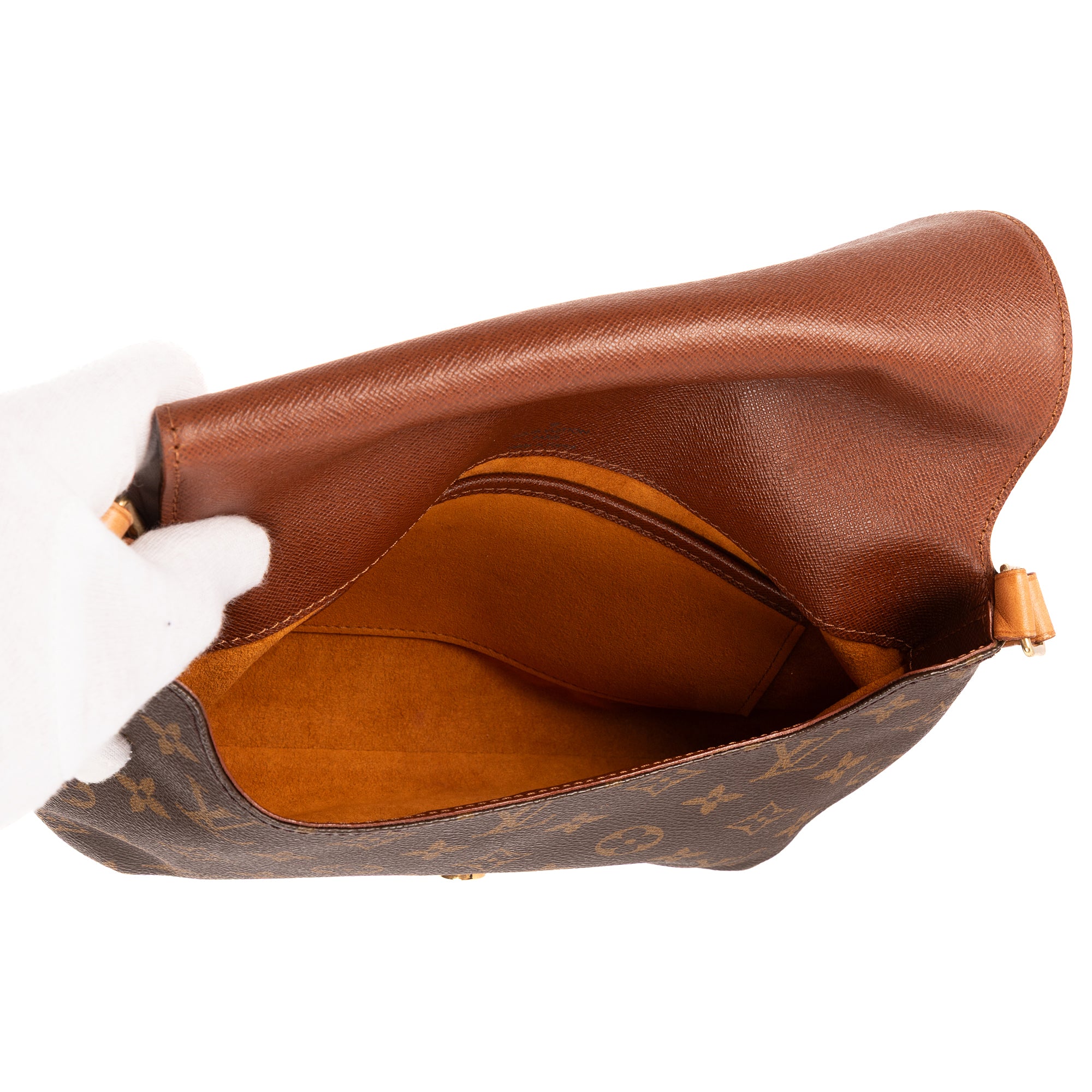 Bandolera Musette Tango Lona Monogram Marrón