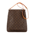 Bandolera Musette Salsa Correa Larga GM Lona Monogram Marrón