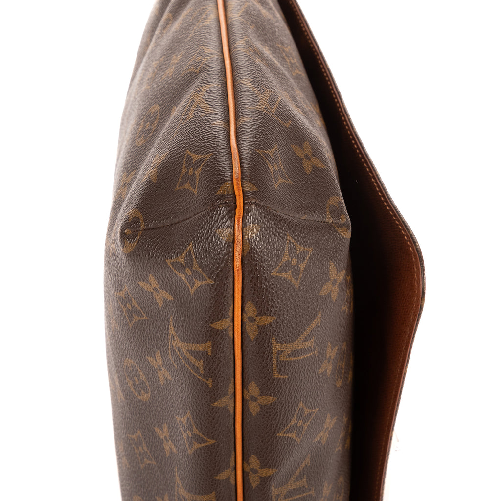 Bandolera Musette Salsa Correa Larga GM Lona Monogram Marrón